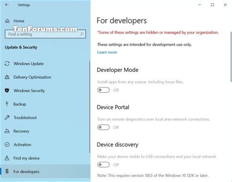 Turn Off Developer Mode 的图像结果