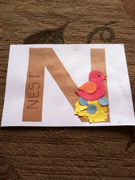Letter N Crafts For Kindergarten