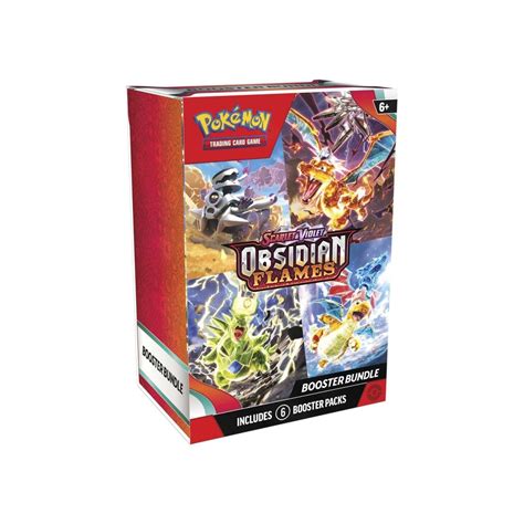 Pokémon TCG: Scarlet & Violet-Obsidian Flames Booster Bundle (6 Packs ...