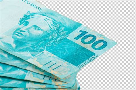 One hundred reais banknotes brazilian money png transparent background ...