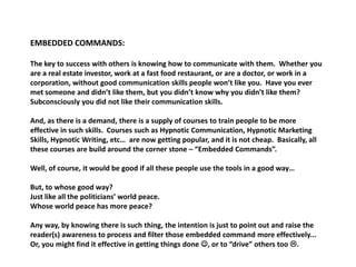 Image result for Questions Ted Embedded Commands