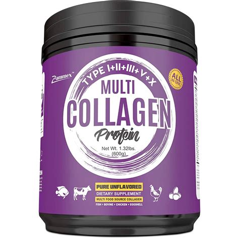 Buy Multi Collagen Protein Powder Unflavored,60 Serving, Premium Blend ...
