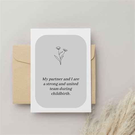 40+ Affirmation Cards for Labor in Spanish and English, Uplifting Labor ...