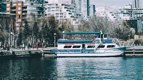Wallpaper city, tower, buildings, boat, pier, water hd, picture, image