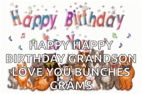 Happy Birthday Grandson GIFs | GIFDB.com