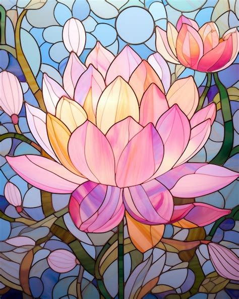 Lotus flower in aesthetic style | Premium AI-generated image