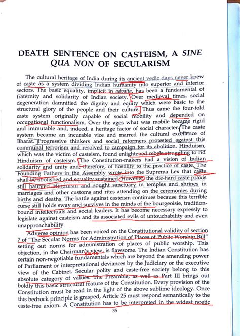 Death sentence on casteism,A sine gua non of secularism - DEATH SEN TEN ...