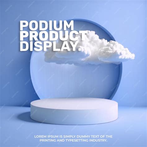 Maquette réaliste d'affichage de scène de podium pour la scène de ...