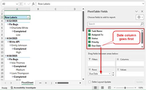 How to Sort Dates in a Pivot Table (with Simple & Detailed Steps ...