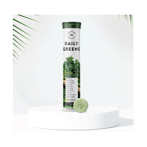 Buy Wellbeing Nutrition Daily Greens 15 Effervescent Tablets