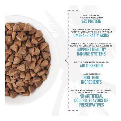 Tiki Cat Grain-Free Trout & Fish Meal Dry Cat Food 6lb – Poudre Pet and ...