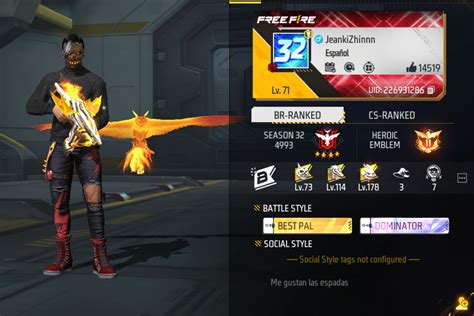 Jeanki's Free Fire MAX ID, stats, K/D ratio, monthly income, and more