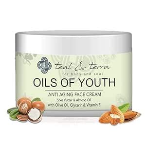 Teal & Terra Oils of Youth Shea & Almond Anti-Aging Face Moisturizer ...