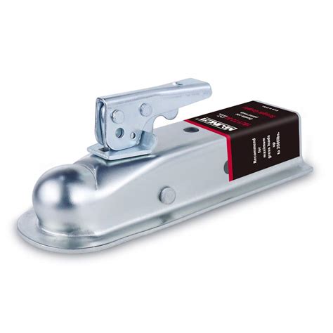 Straight Trailer Coupler 2" Ball 2" Channel Width 3500 LBSTrailer ...