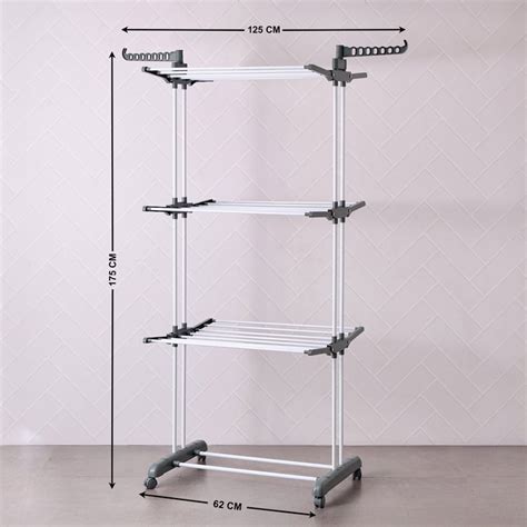 Buy Omnia Airo Metal 3-Tier Clothes Drying Stand from Home Centre at ...