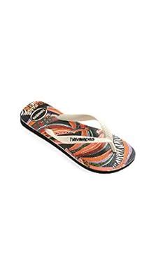 Havaianas Women's x Farm Rio Bananas Sandals, Black, 6 Medium US ...