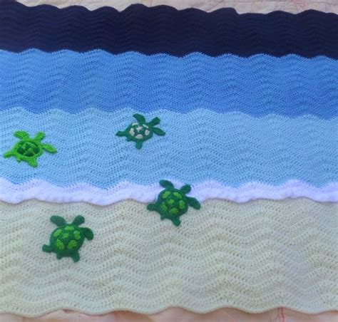 Image result for Crochet Sea Turtle Blanket Pattern