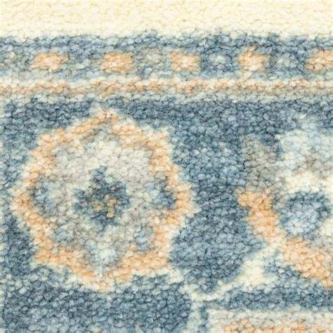 allen + roth with STAINMASTER Avery Blue 8 X 10 (ft) Blue Indoor ...