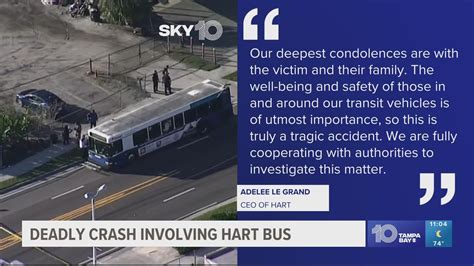 HART bus crash in Tampa leaves 1 person dead | wtsp.com