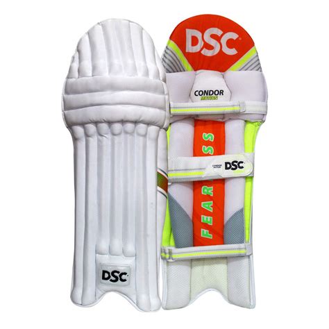 Buy DSC Condor Motion Leg Guard, Boys-Left (White-Orange) Online at Low ...