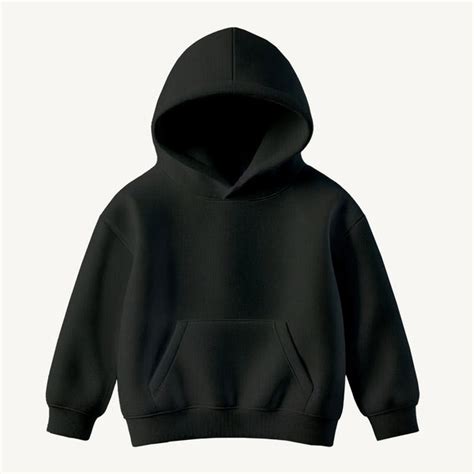 Boys Black Hoodie Full Sleeve | Warm & Cozy – Guugly Wuugly