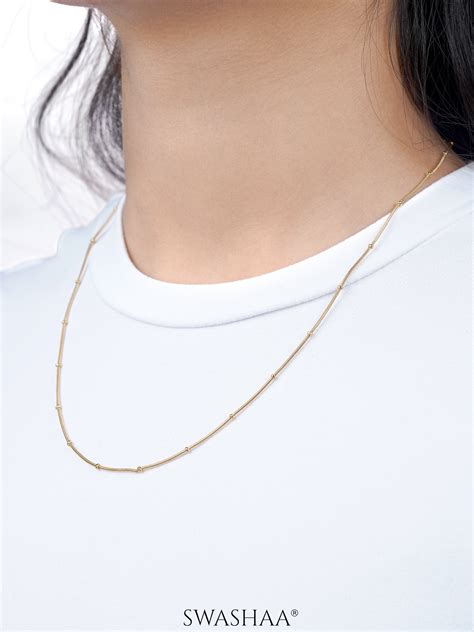 Aulus 18K Gold Plated women's chain – Swashaa