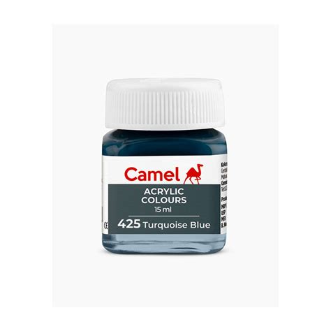 Camel Acrylic Colours Ultra Range 15 ML - Turquoise Blue | Art Lounge
