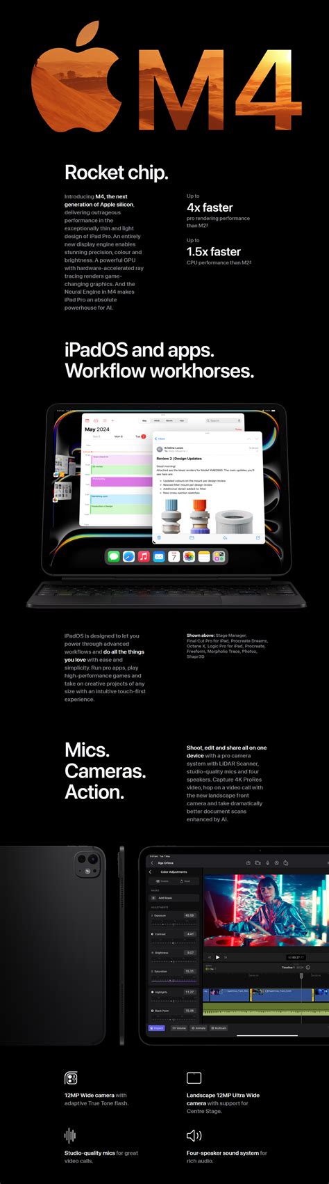 Apple 13 inch iPad Pro - WiFi 2TB with Nano-Texture Glass - Space Black ...