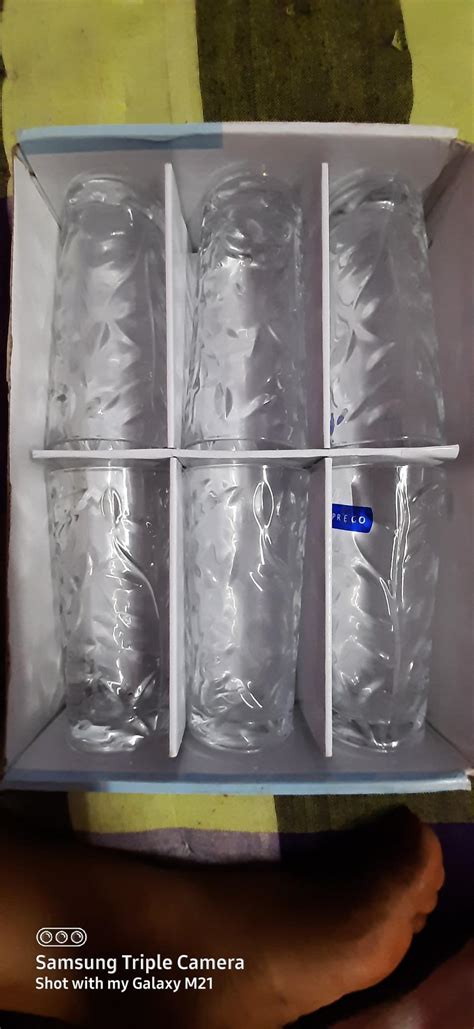 Buy Cello Cipresso Glass Set, 230ml, Set of 6, Clear Online at Low ...