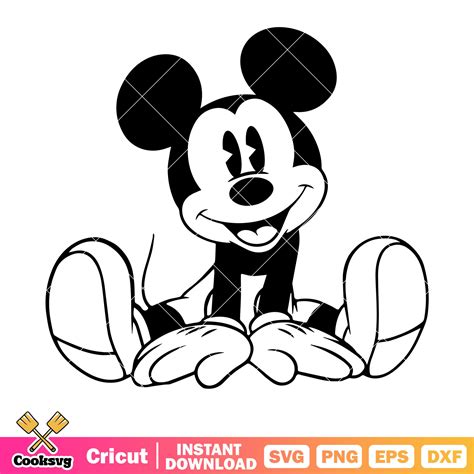 Free Outline Of Mickey Mouse, Download Free Outline Of Mickey Mouse Png ...