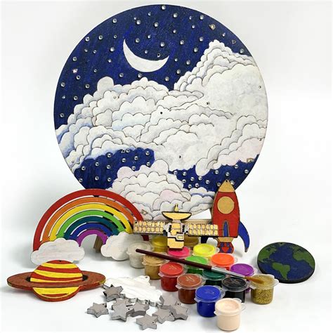 Embroiderymaterial Painting Kit for Kids, Art & Craft Tool Kit, DIY ...