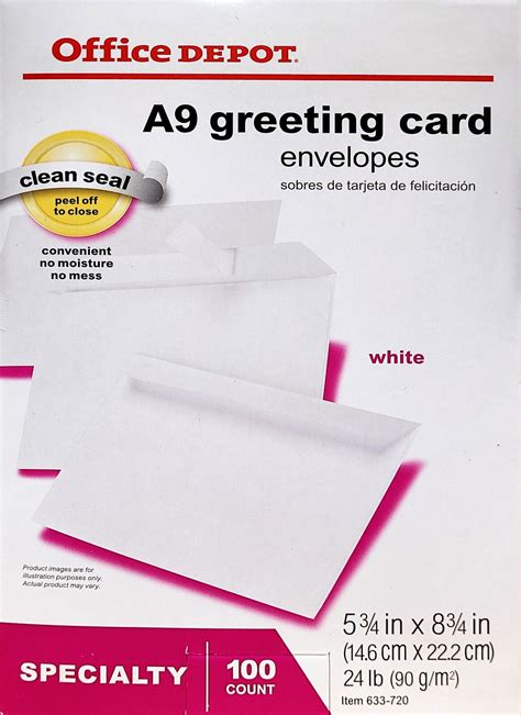 100 - A9 Invitation Envelopes 5 3/4 x