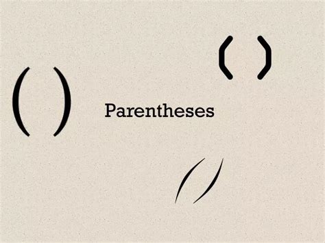 Parentheses Lines 的图像结果