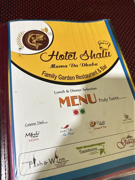 Menu at Hotel Shalu Mama Da Dhaba, Thane