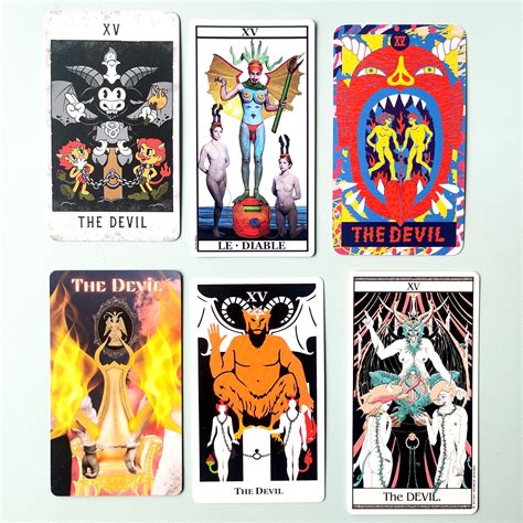 The Devil card of tarot — Lobster Moon Tarot