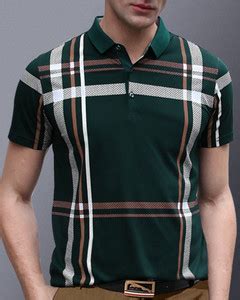EyeBogler Checkered Men Polo Neck Green T-Shirt - Buy EyeBogler ...
