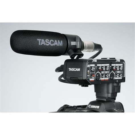 TEAC CA-SET-C カメラ用XLR マイクアダプターCA-XLR2d-C スターターセット キャノン用 TASCAM ブラック ...