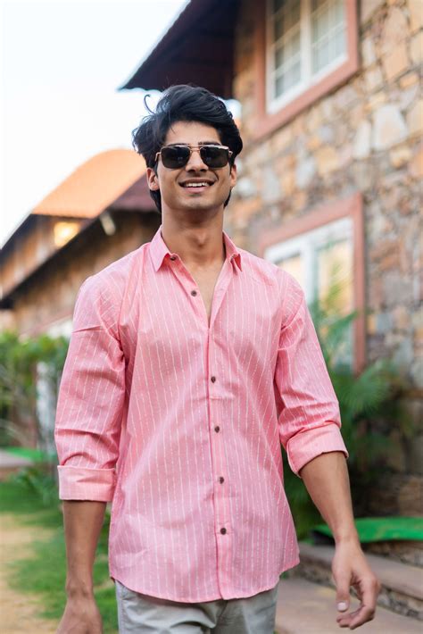 Pink Color Shirt For Men: Shasak Clothing