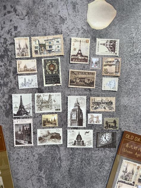 szt. Naklejka ze wzorem budynku, Vintage naklejka dla studentów | Moda ...