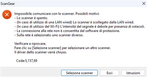 Image result for Scanner Error Code 5 156 69