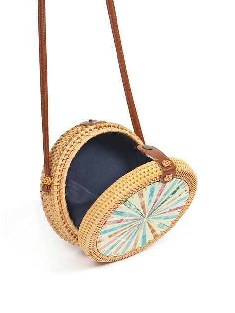 Stylish Round Sling Bag for Women | Buy Beach Sling Bags – Habere India