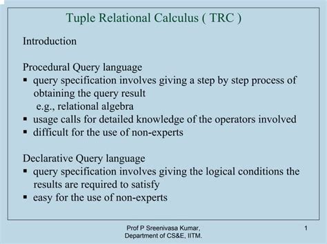 Image result for Tuple Relational Calculus Tutorial
