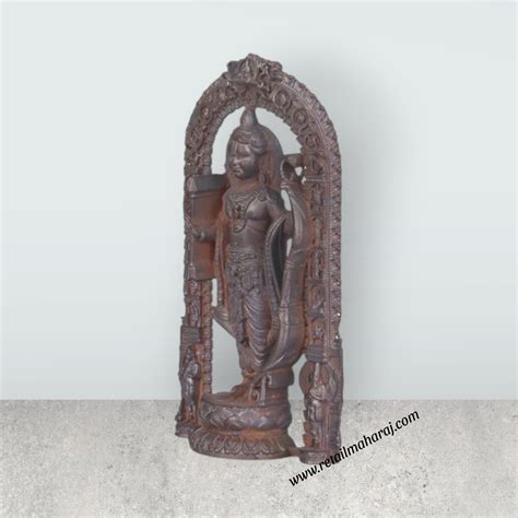 Ayothi Ramar With Arch Murti – 4.5 x 2.75 Inches Copper Idol / Ayodhya