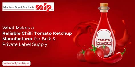 What Makes a Reliable Chilli Tomato Ketchup Manufacturer for Bulk and ...