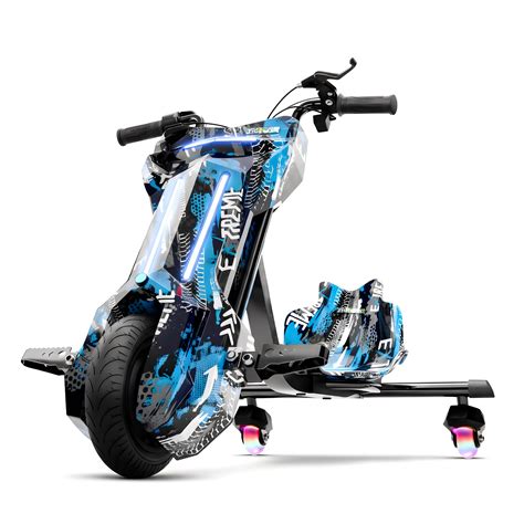 Tygatec T9 3-Wheel Electric Drift Scooter – Extreme Blue Colour