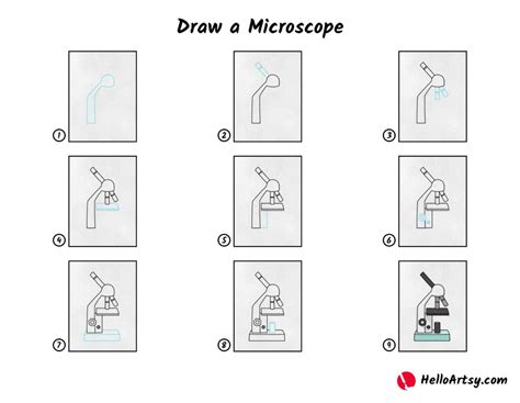 Image result for Microscope Basic Drawing