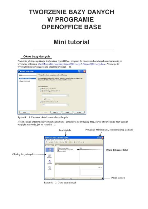 Image result for OpenOffice Base CreateDatabase