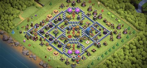 Farming Base TH12 Max Levels with Link, Anti Air / Electro Dragon ...