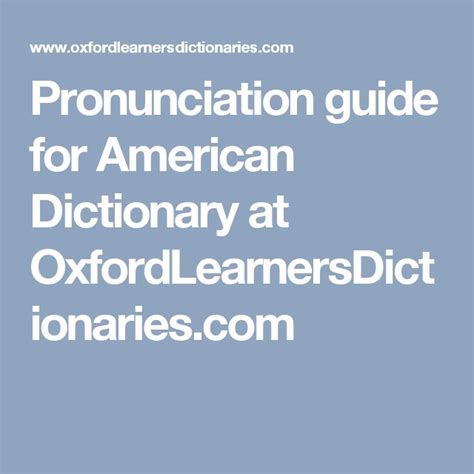 Image result for Dictionary Pronunciation Guide