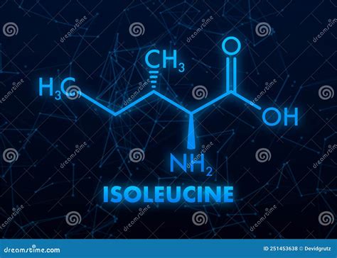 Isoleucine, Molecular Structures, Amino Acid, 3d Model, Structural Chemical Formula And Atoms ...
